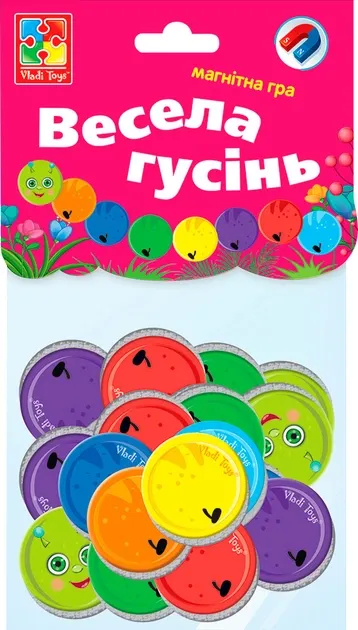 Магнітна гра "Весела гусінь" VT5900-04 Vladi Toys