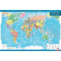 Політична карта світу, м-б 1:35 000 000