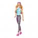 Лялька Barbie Fashionistas блондинка у блакитному топі і леггінсах (GRB50)
