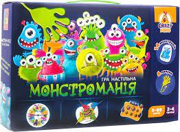 Настільна гра Vladi Toys Монстроманія з липучками (укр) (VT8044-23)