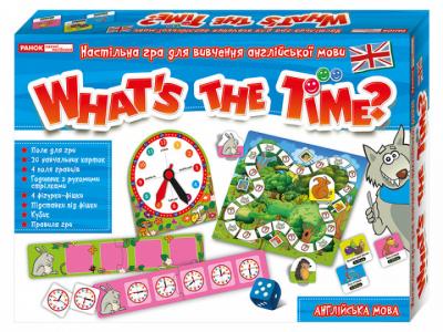 Гра в питання Котра година? англійська мова