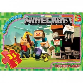 Пазли G-Toys «Minecraft» 35 ел G-Toys(MC770)