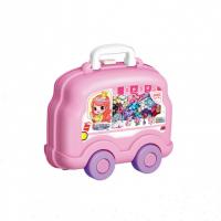 Конструктор для дівчаток 3-10 років у валізі "Princess castle" (Qman 2905), 690 дет.