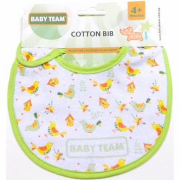 Слюнявчик Baby Team детский, салатовый (6501)