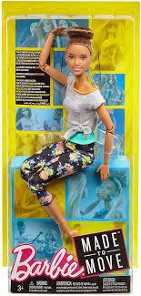 Лялька Барбі Йога шатенка серія Заняття аеробікою