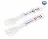 Пластикова виделка та ложка для дітей від 12 місяців  (4 / 409)