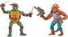 Набір фігурок TMNT Черепашки-ніндзя класичні — Рафаель проти Трицератона 15 см 81278