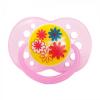 Пустушка силіконова Lindo А 31 кругла, від 6 до 12 місяців, рожева