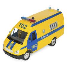 Автомодель Технопарк Газель Поліція жовта (CT-1276-17PU)