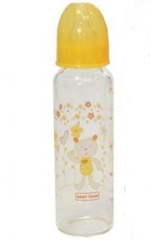 Пляшечка для годування скляна Baby Team (1200) 150 мл