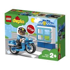 Конструктор LEGO DUPLO Поліцейський мотоцикл 8 деталей (10900)