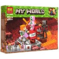 Конструктор Bela "Minecraft" (10808) Бій в Нижньому світі, 96 деталей