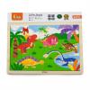 Дерев'яний пазл Viga Toys Динозаври 24 елементи (51460) 