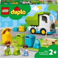 Конструктор LEGO DUPLO Сміттєвоз та сміттєпереробка 19 деталей (10945)