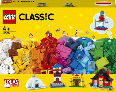 Конструктор LEGO Classic Кубики та будинки 270 деталей (11008)