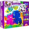 Розвивальний набір 3 в 1 Vladi Toys Зоосвіт (укр) (VT2901-04) 