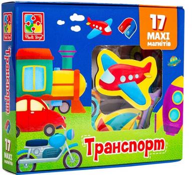 Набір магнітів Vladi Toys Транспорт (VT3106-26)