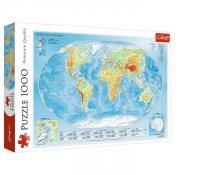 Пазл "Фізична карта світу", 1000 елементів Trefl 10463