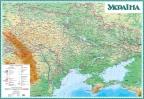 Україна. Загальногеографічна карта, м-б 1:1 000 000 (на картоні)