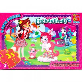 Пазл G-toys Enchantimals 35 ел EA206 