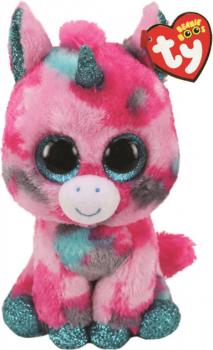М'яка іграшка TY Beanie Boo's 36313 Рожево-блакитний єдиноріг Unicorn 15 см