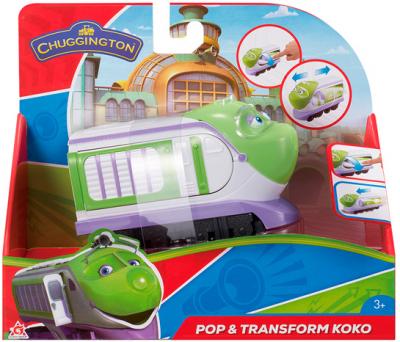 Паровозик Chuggington Чаггінгтон Грай та трансформуй Коко (EU890103)