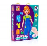 Гра розвиваюча Vladi Toys Магнітна одягання Trendy girl (VT3702-22) 