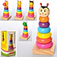 Дерев'яна ІГРАШКА ПІРАМІДКА MD 2420