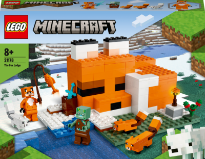 Конструктор LEGO Minecraft Нора лисиці 193 деталі (21178)