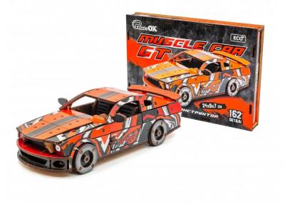 Об'ємний пазл PuzzleOK Muscle car GT червоний (Puz-00641)