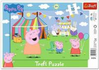ПАЗЛ РАМКОВИЙ "СВИНКА ПЕППА У ПАРКУ РОЗВАГ" 15ЕЛ, TREFL, 31276
