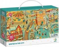 Пазл обсерваційний "Зима в містечку" DoDo 80 ел. (300352)