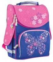 Рюкзак шкільний каркасний  Smart PG-11 Flower butterfly