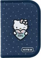 Пенал Kite 1 від., 1 відв., без наповнення "Hello Kitty",  HK22-621