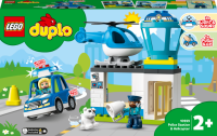 Конструктор LEGO DUPLO Town Поліцейська ділянка та вертоліт 40 деталей (10959_EU)