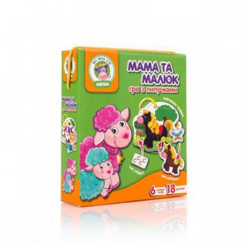 Гра з липучками VLADI TOYS Мама і Малюк Ферма VT1310-04