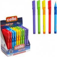 Ручка масляна CELLO FineTop тренажер для правші синя ( CL1361-50С)