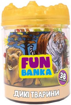 Ігровий міні-набір Fun Banka – Дикі тварини (320386-UA) (6900007304429)