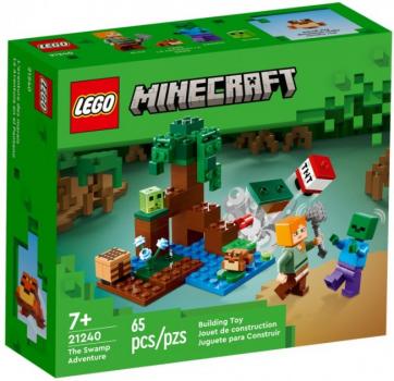 Конструктор LEGO Minecraft Пригоди на болоті 65 деталей (21240)