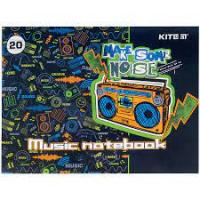 Зошит для нот Kite Make some noise A5 20 аркушів (K21-405)