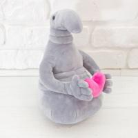 М'яка іграшка UTM Ждун з серцем 21см сірий (408)