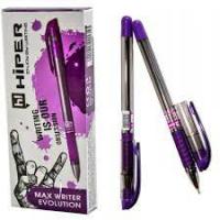 Ручка масляна HIPER MaxWriter Evolution 0,7 мм фіолетова (НО-335-ES)
