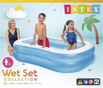 Надувний басейн Intex Swim Center Family Pool 203 x 152 x 48 см