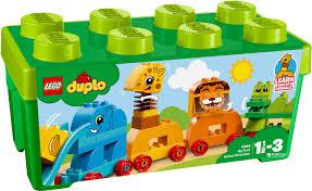  Конструктор LEGO DUPLO Коробка з кубиками Моя перша тварина 34 деталі (10863)