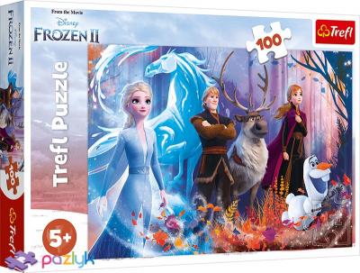 Пазл "Крижане серце-2. Магія крижаної землі", 100 елементів Trefl Disney Frozen 2 (16366)