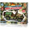 Джип Вілліс кольоровий. Дерев'яний 3Д конструктор Зірка (123455)