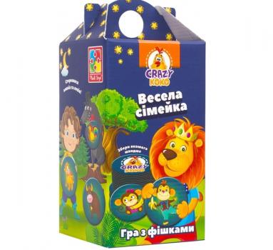 Настільна гра Vladi Toys Crazy Koko Весела сімейка (укр) (VT8033-05)