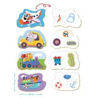 Пазл та гра 2-3 елементи "Мандруємо!" 200106