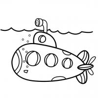 Дитячий набір для розпису "Підводний човен" ТМ "RIVIERA BLANCA" КА-023 25*25