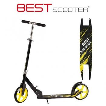 Двоколісний самокат Best Scooter R-23125 Чорно-жовтий